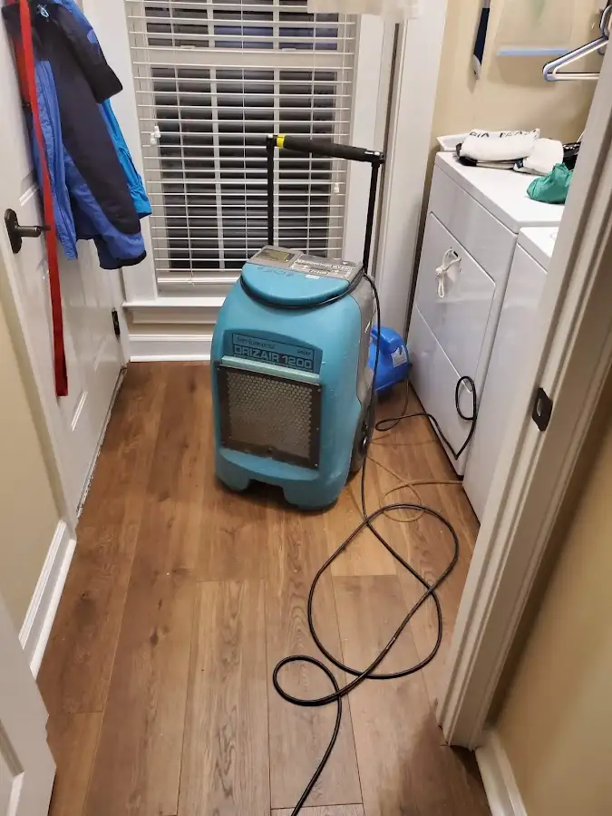 Commercial dehumidifier deployed for Flood Damage Cleanup in Hollywood