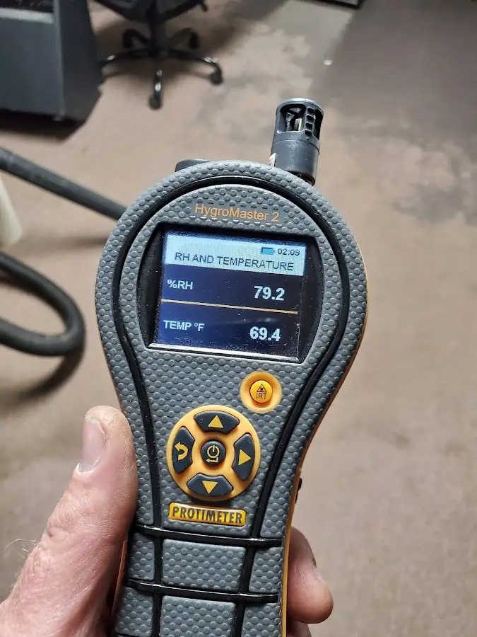 Moisture meter humidity assessment for Fire & Smoke Damage Restoration in Hollywood