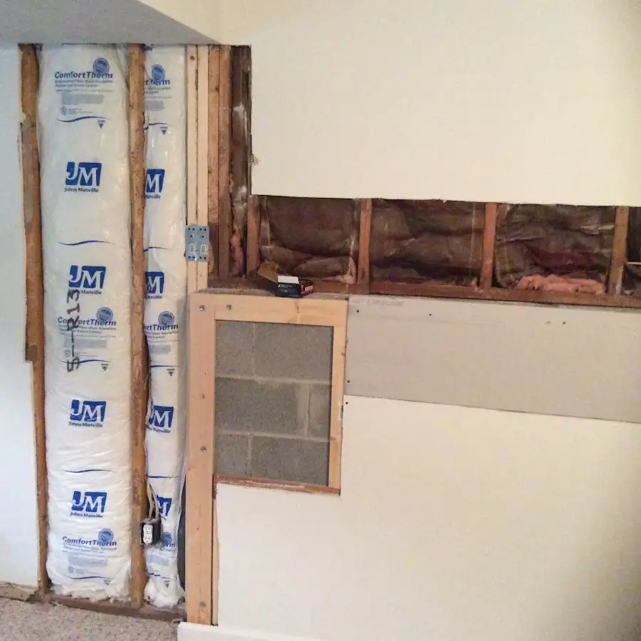 Wall insulation replacement during Structural Drying in Hollywood